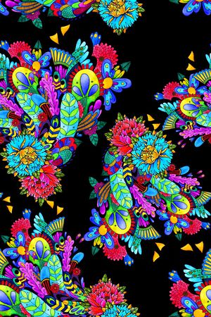 羽毛印花华亿平台图片