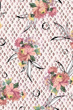 线条印花华亿平台图片