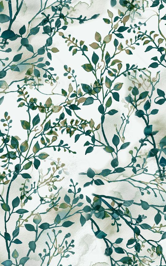 清爽底花卉印花华亿平台图片