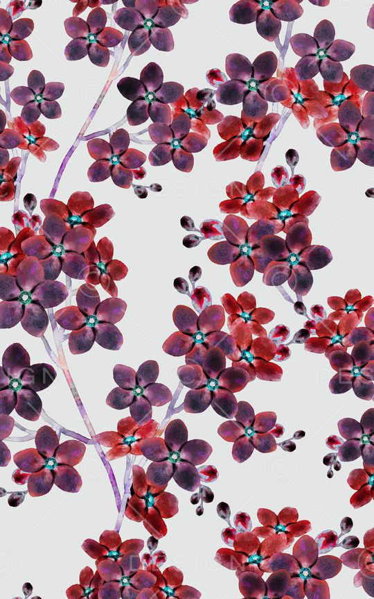 小碎花印花华亿平台图片