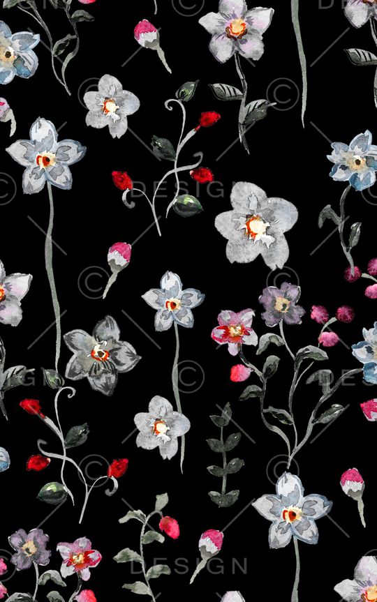 小碎花印花华亿平台图片