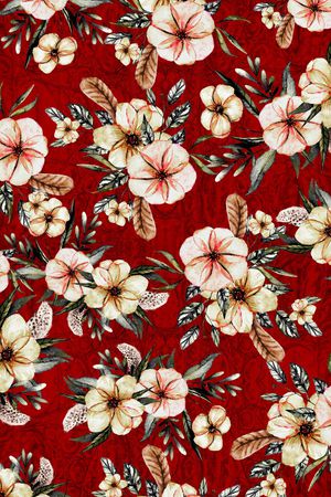 小碎花印花华亿平台图片