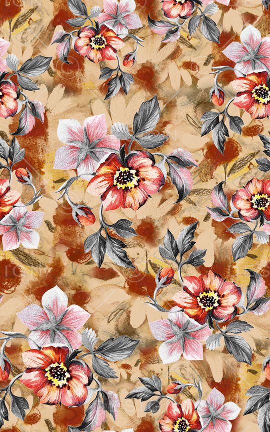 小碎花印花华亿平台图片