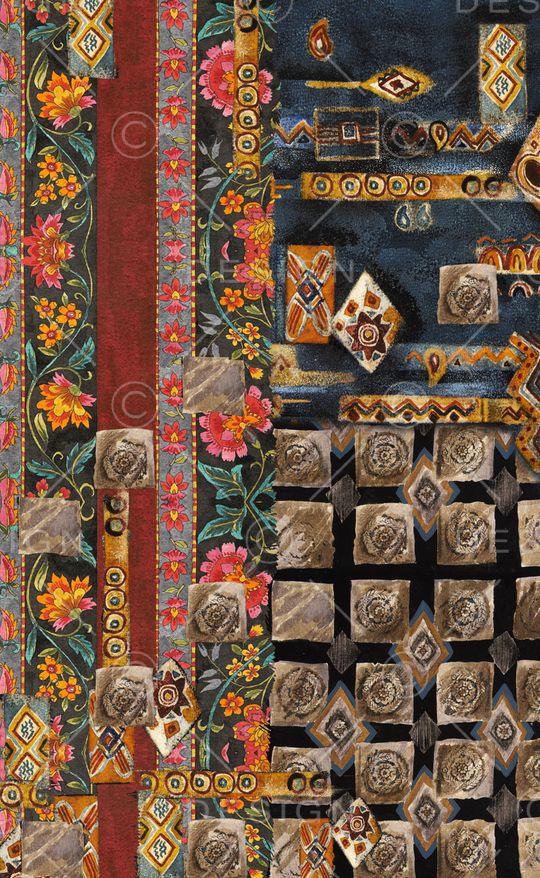 民族风印花华亿平台图片