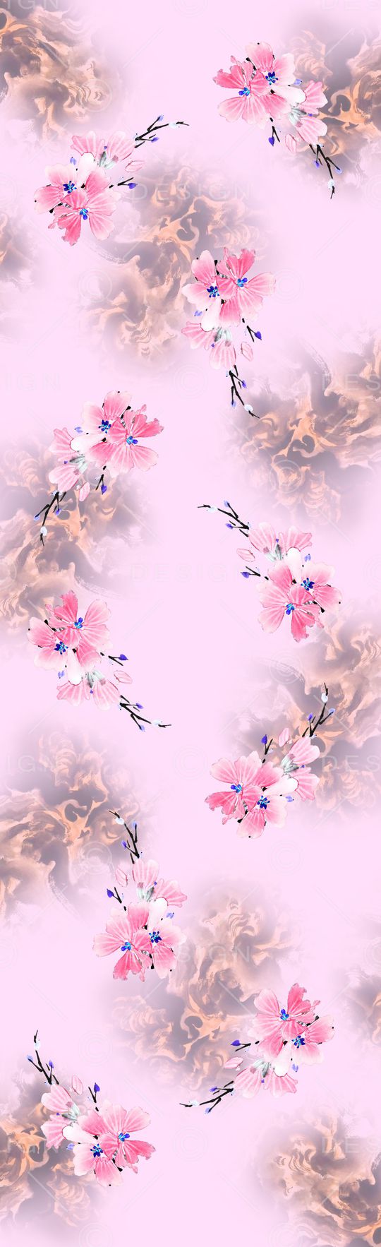 围巾印花华亿平台图片