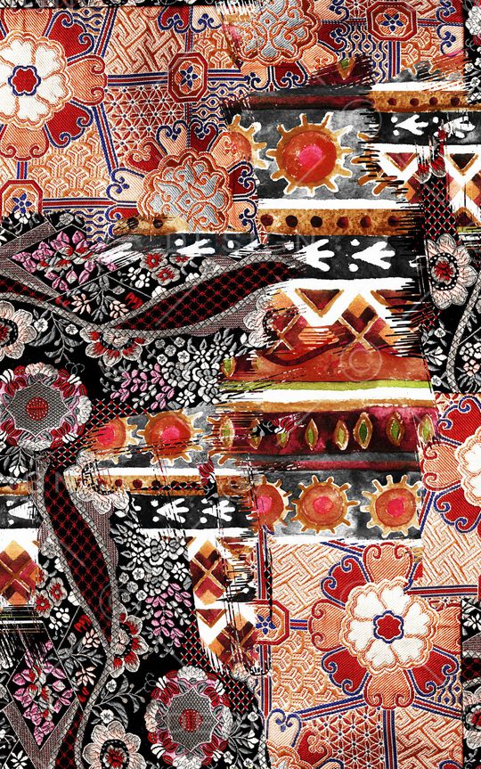 民族风印花华亿平台图片