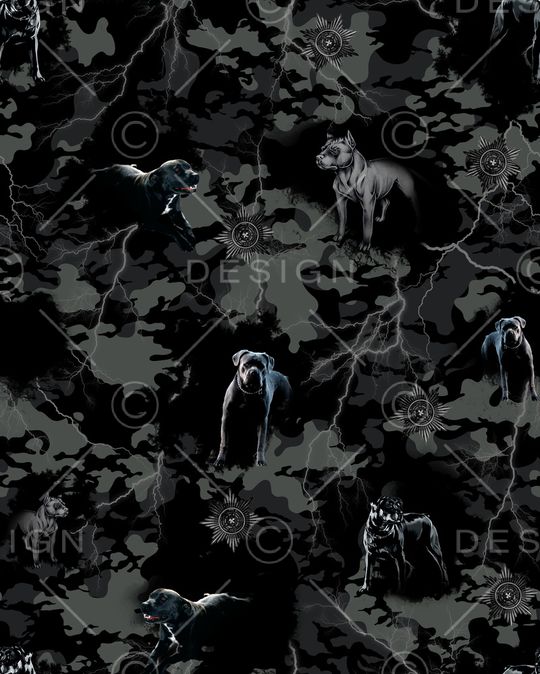 狗犬印花华亿平台图片