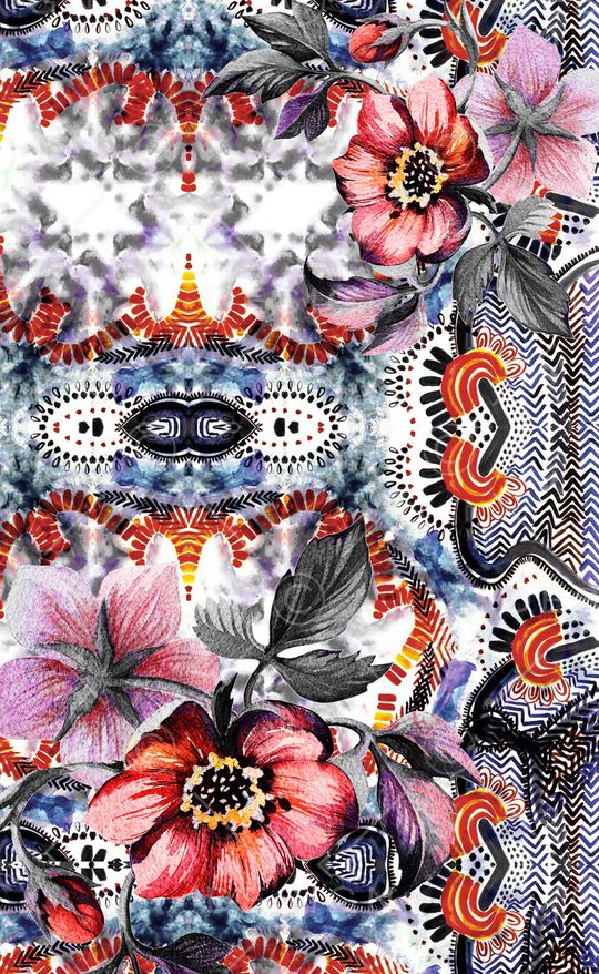 民族风印花华亿平台图片