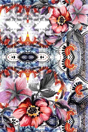 民族风印花华亿平台图片