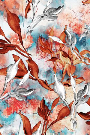 抽象印花华亿平台图片