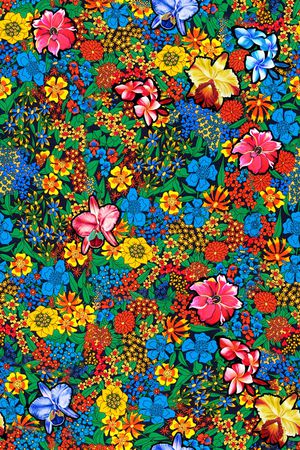 牡丹印花华亿平台图片