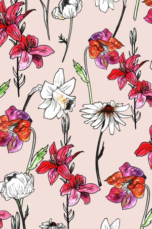 线条印花华亿平台图片