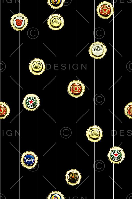 黑底花卉印花华亿平台图片