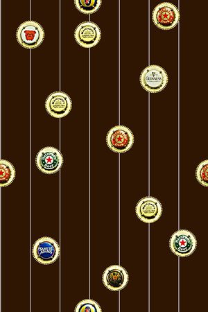 黑底花卉印花华亿平台图片