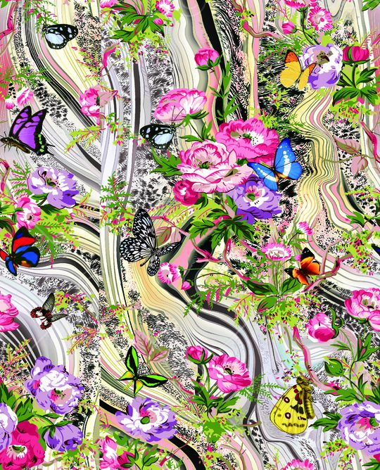 淑女印花华亿平台图片