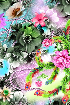 淑女印花华亿平台图片