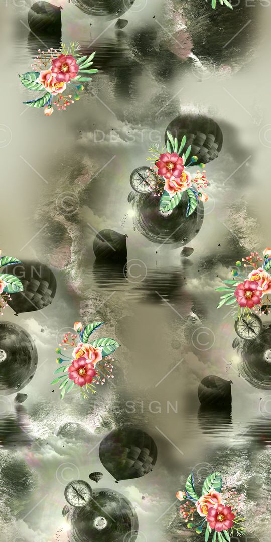 抽象印花华亿平台图片