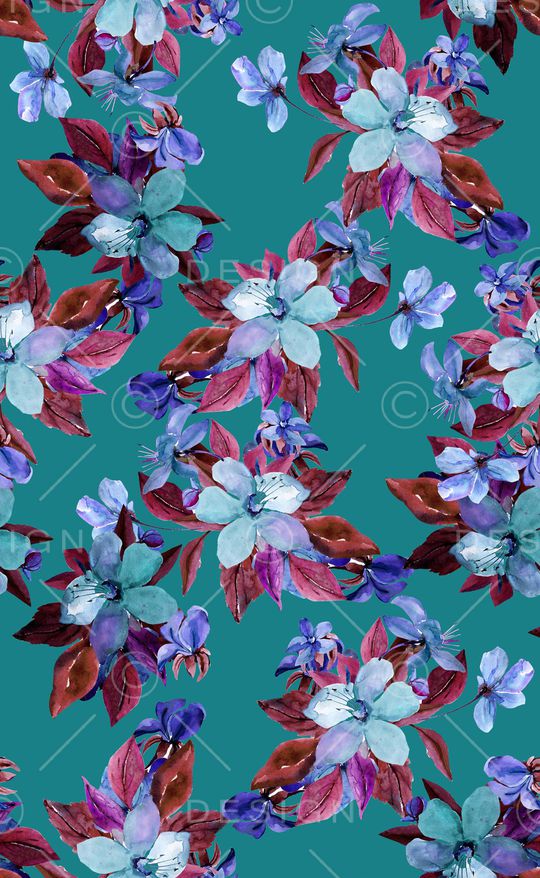 植物印花华亿平台图片