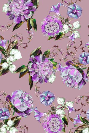 植物印花华亿平台图片