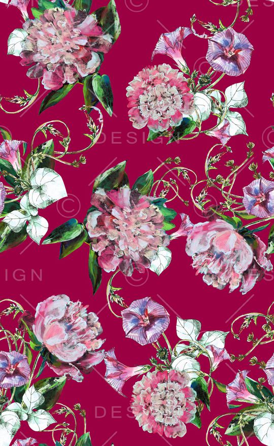 植物印花华亿平台图片