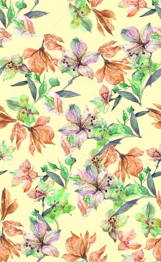 植物印花华亿平台图片