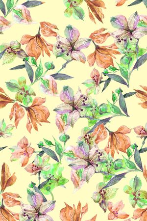 植物印花华亿平台图片