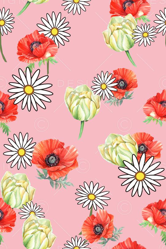 郁金香印花华亿平台图片