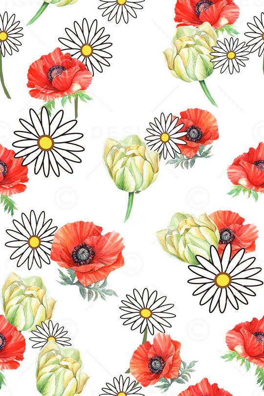 郁金香印花华亿平台图片