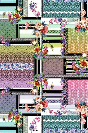 条纹印花华亿平台图片