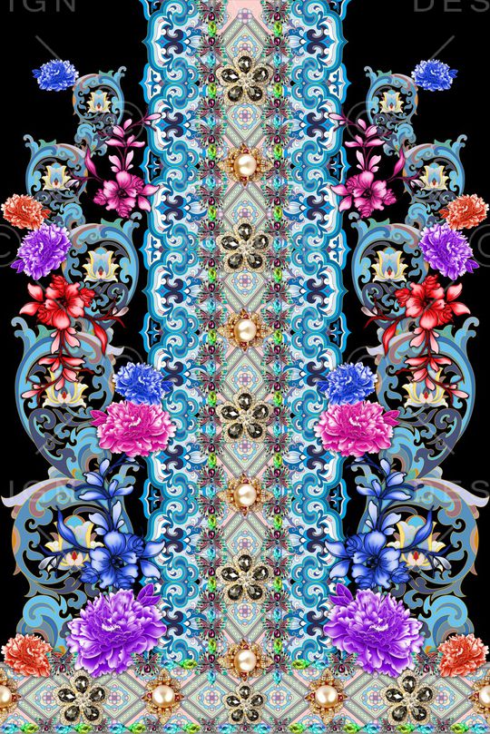 民族风印花华亿平台图片