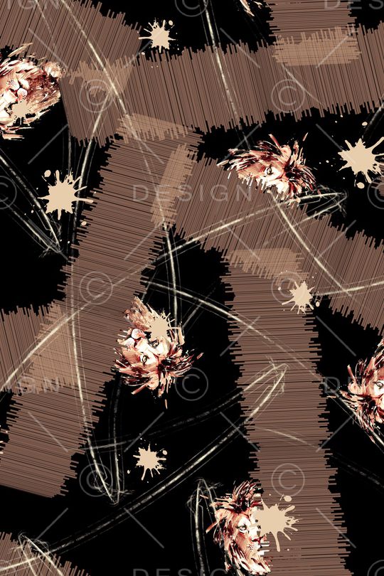 线条印花华亿平台图片