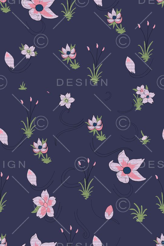 小碎花印花华亿平台图片