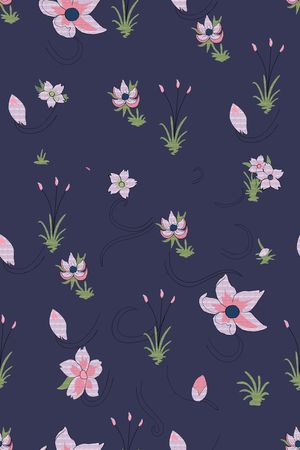 小碎花印花华亿平台图片