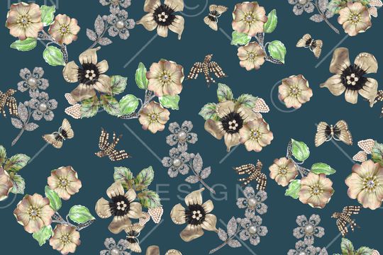 鸟印花华亿平台图片