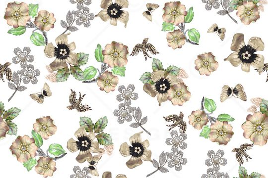 鸟印花华亿平台图片