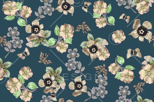 鸟印花华亿平台图片