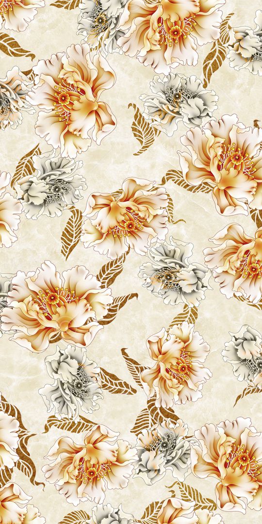 迪拜花卉印花华亿平台图片