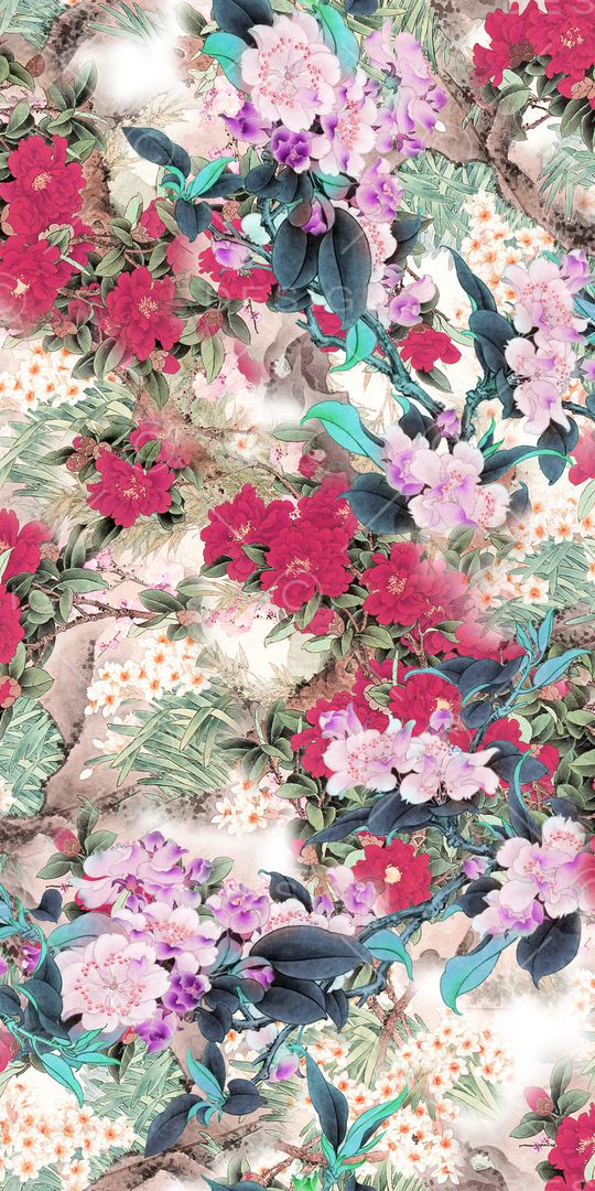 小碎花印花华亿平台图片