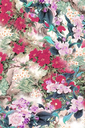 小碎花印花华亿平台图片