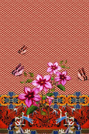 民族风印花华亿平台图片