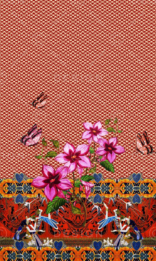 民族风印花华亿平台图片