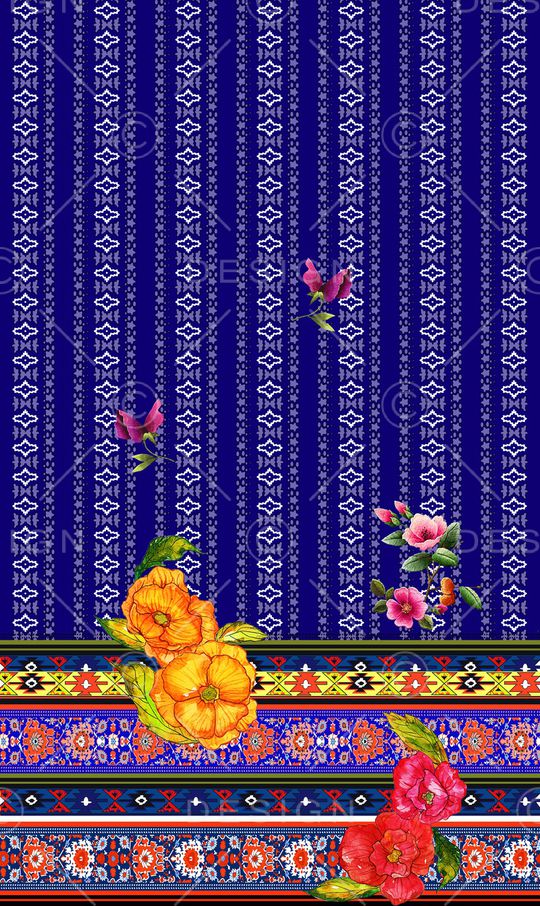 民族风印花华亿平台图片