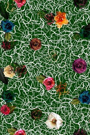 条纹印花华亿平台图片