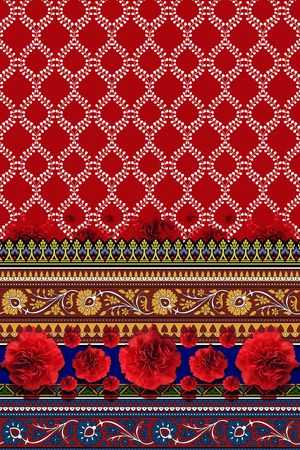 民族风印花华亿平台图片