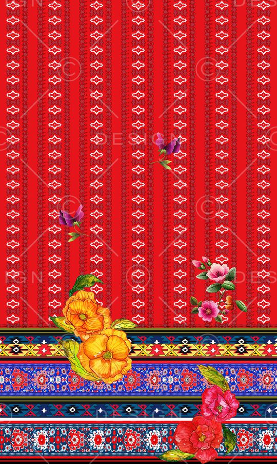 民族风印花华亿平台图片