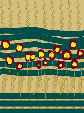 条纹印花华亿平台图片