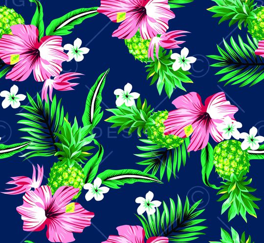 植物印花华亿平台图片