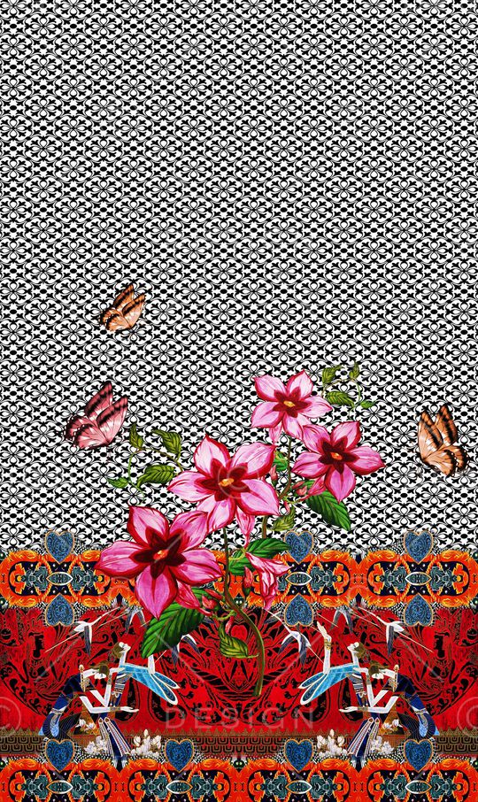 民族风印花华亿平台图片