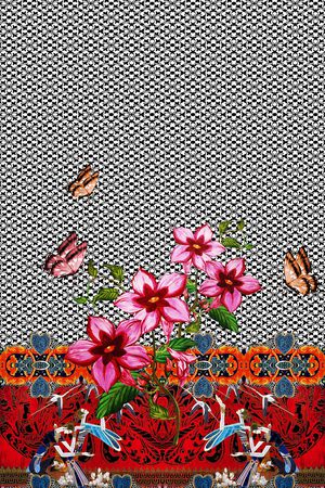 民族风印花华亿平台图片