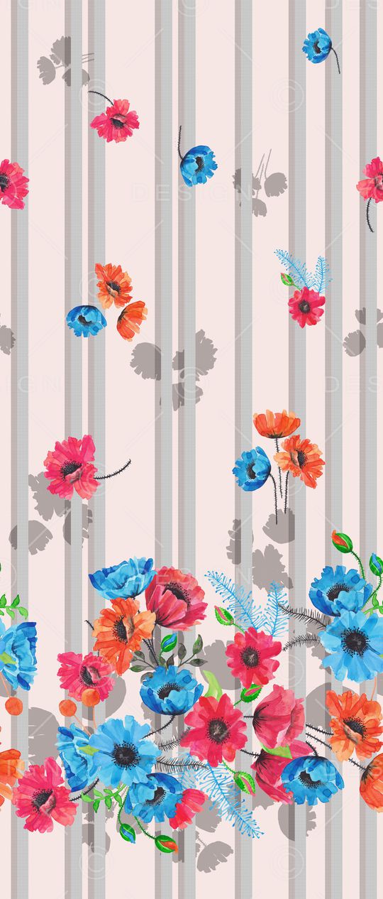 条纹印花华亿平台图片